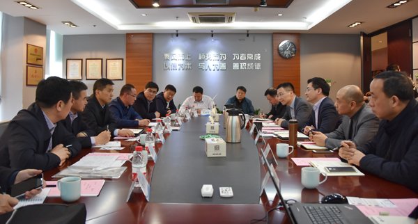 宁夏吴忠市喜清江市长一行莅临腾龙国际平台视察