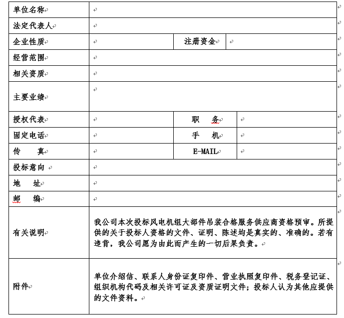 大部件吊装资格评审招标通告-招标通告-腾龙国际平台官网